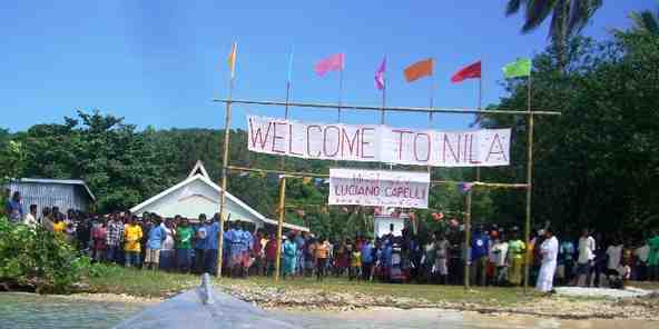WELCOME SIGN TO NILA